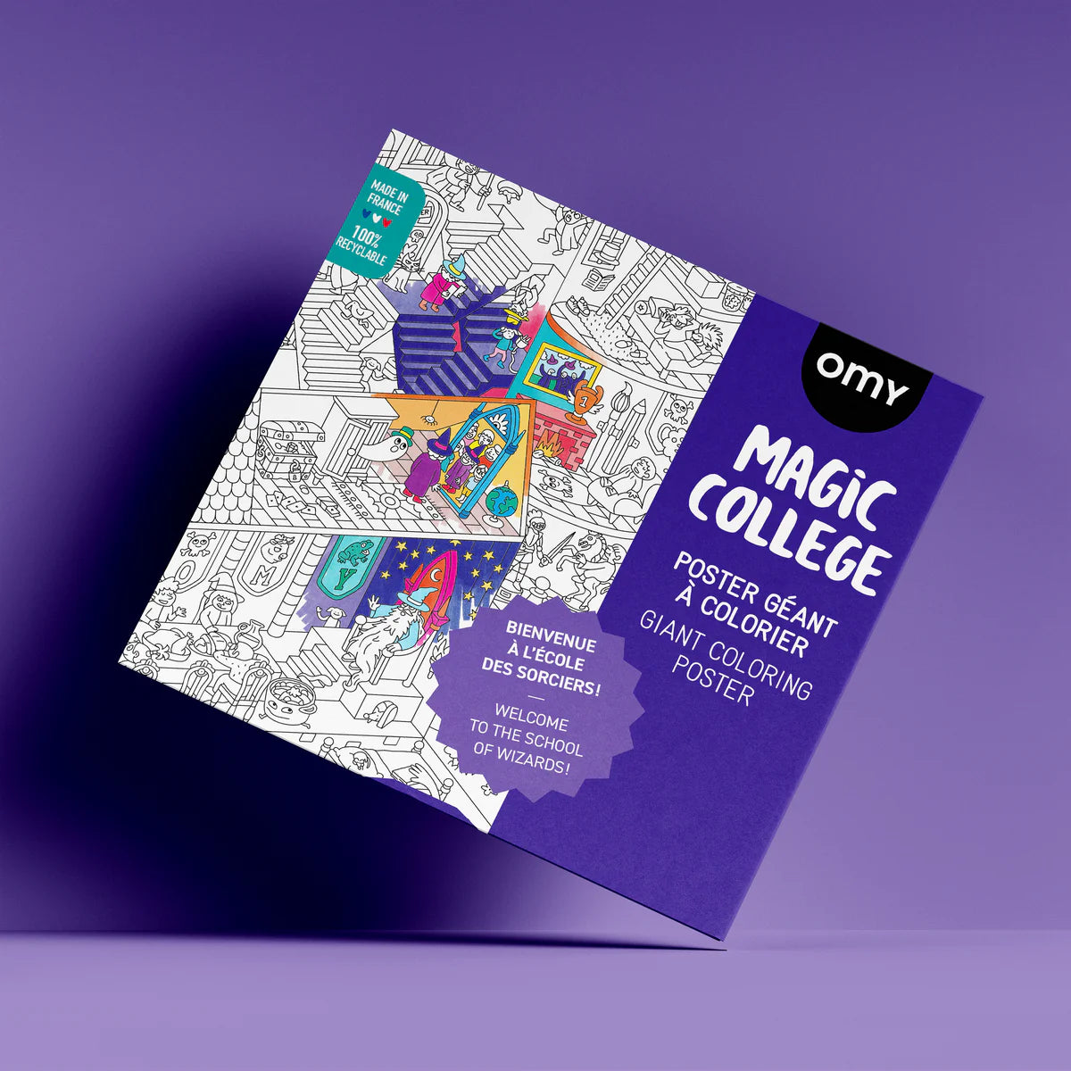 Poster coloriage Magic collège