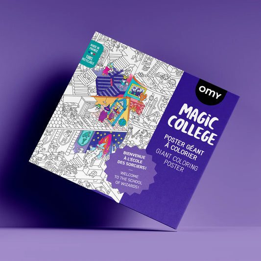 Poster coloriage Magic collège