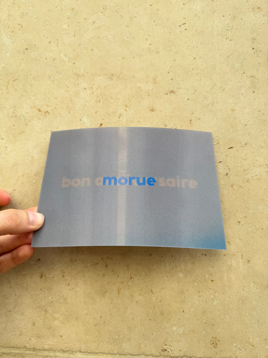 Carte anniversaire morue