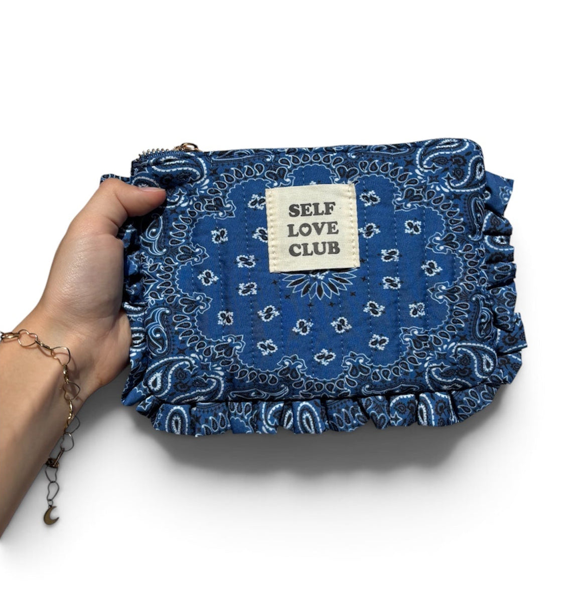 Pochette bandana à froufrou