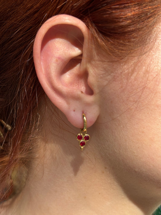 Boucles d’oreilles grappe