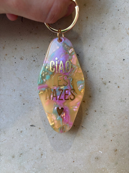Porte clé « ciao les nazes »
