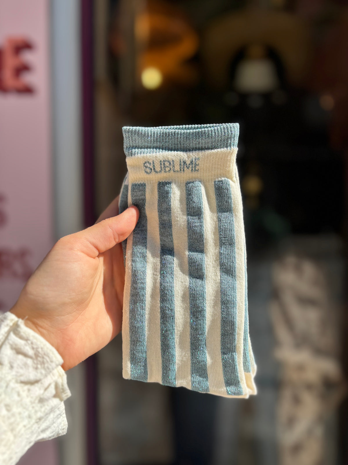 Chaussettes à message