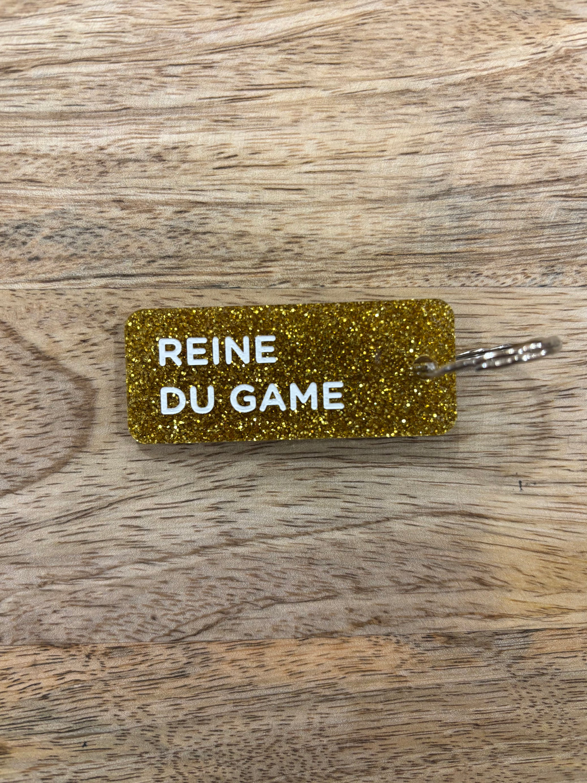 Porte clé pailleté
