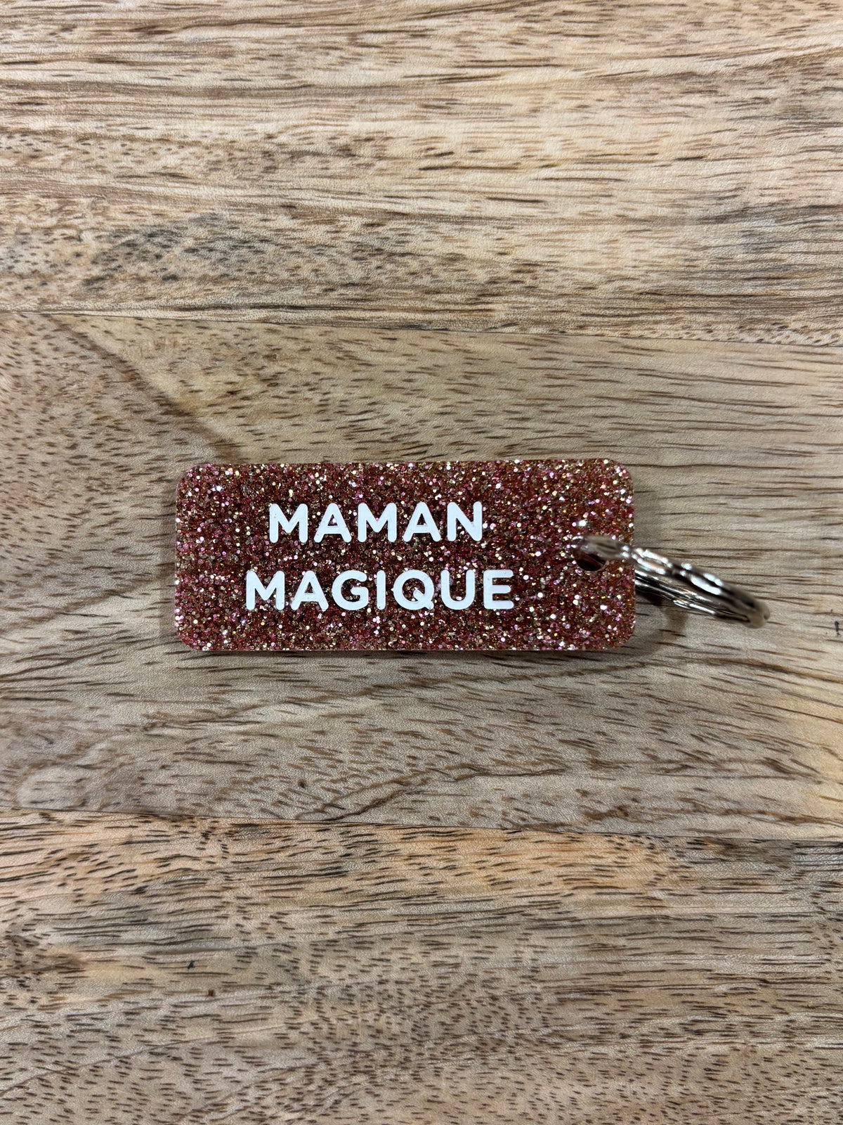 Porte clé pailleté