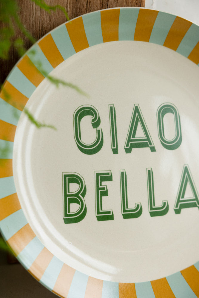 Assiette Ciao Bella