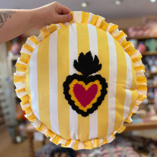 Coussin rond ex voto