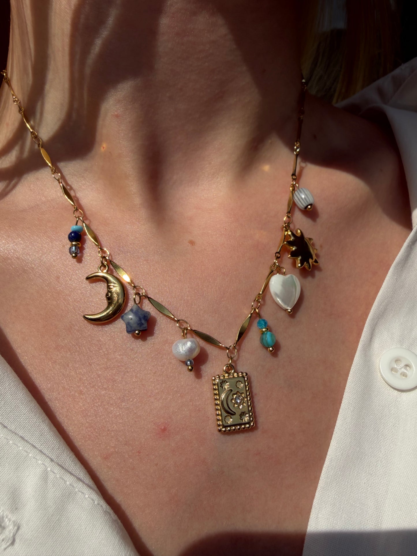 Collier Lune Soleil