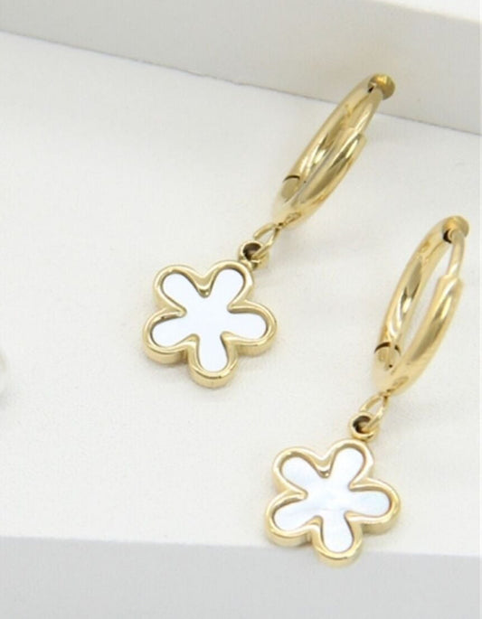 Boucles d’oreilles trèfle