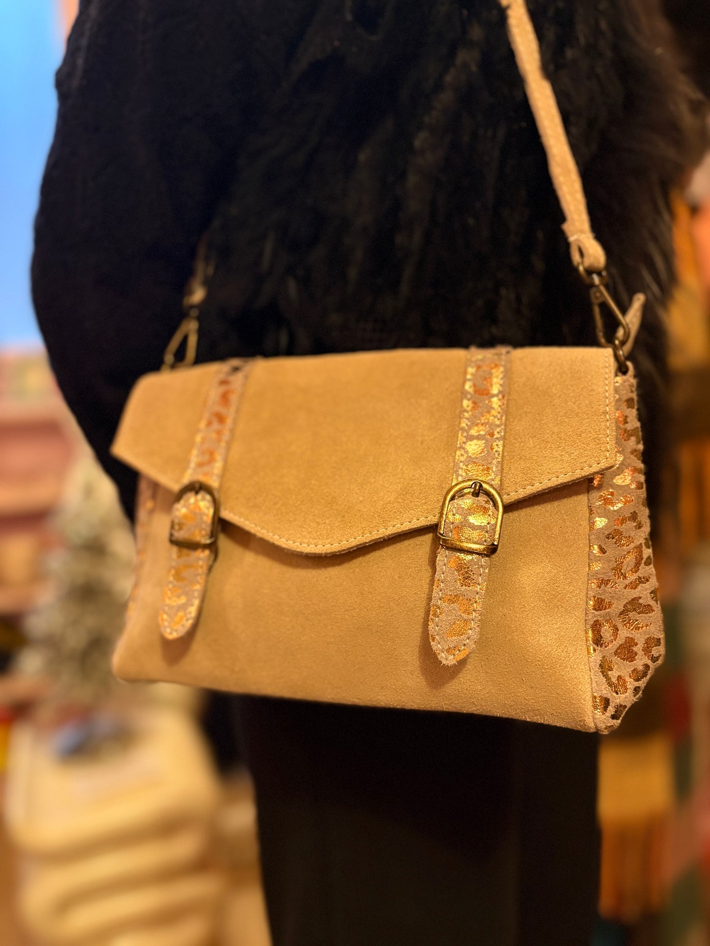 Sac en Daim Léopard