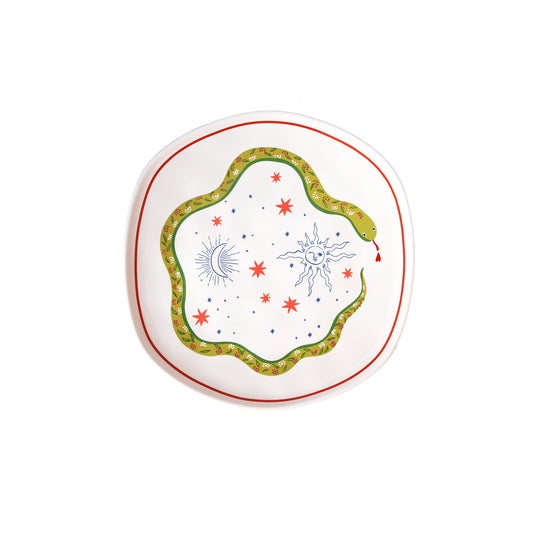 Assiette - serpent
