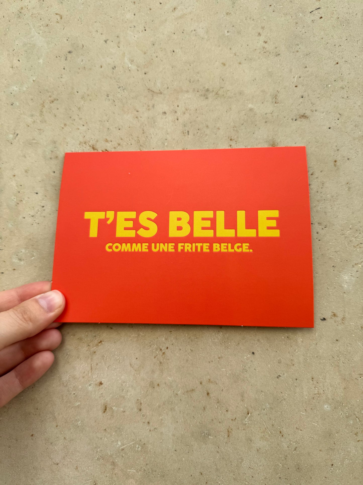 Carte T’es belle comme