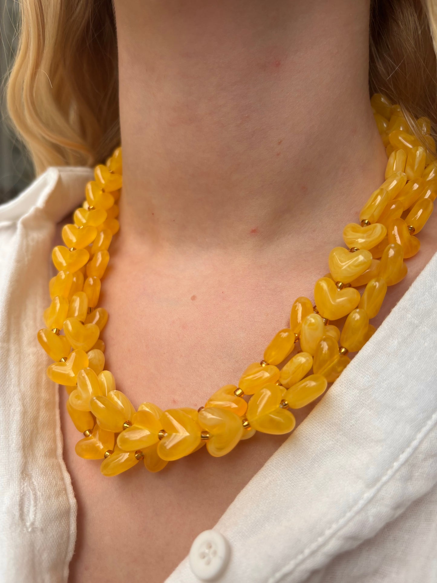 Collier cœur épais