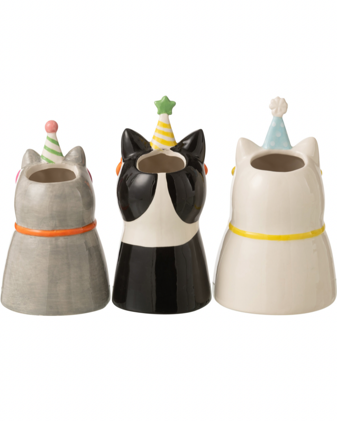 Vase chat lunettes