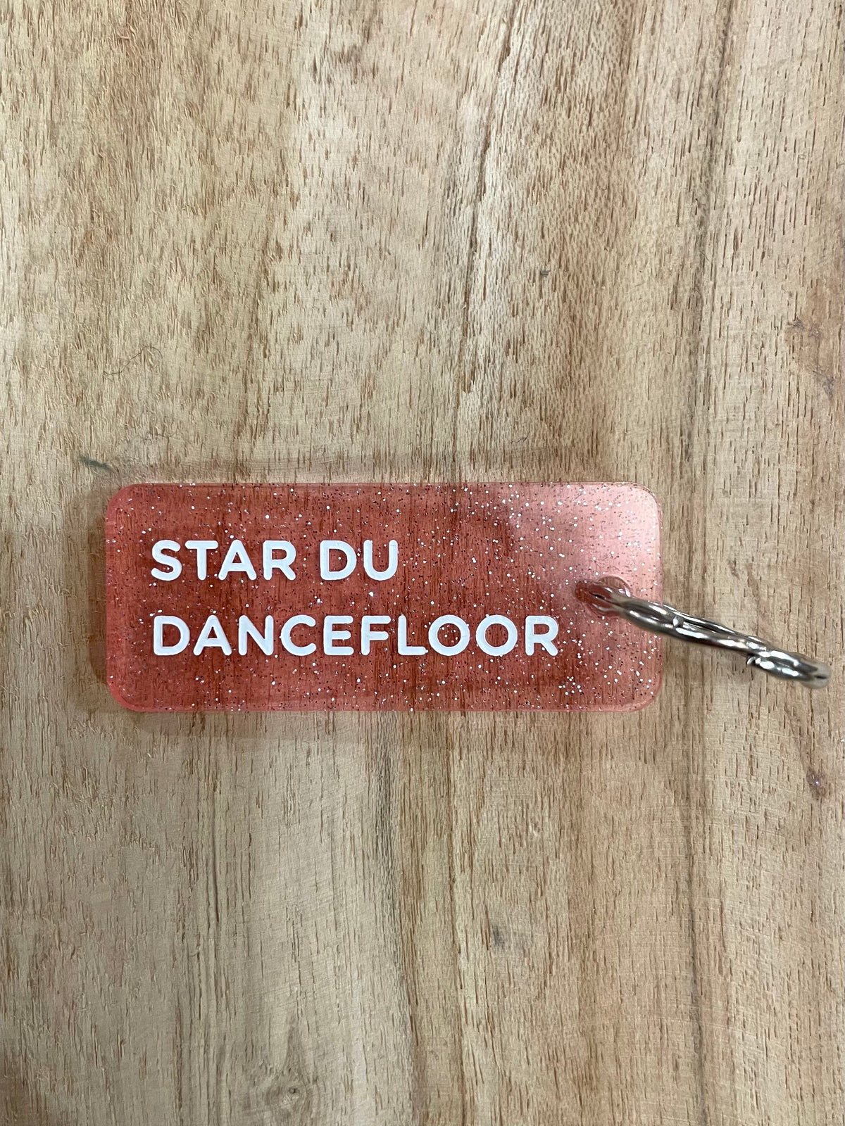 Porte clé pailleté