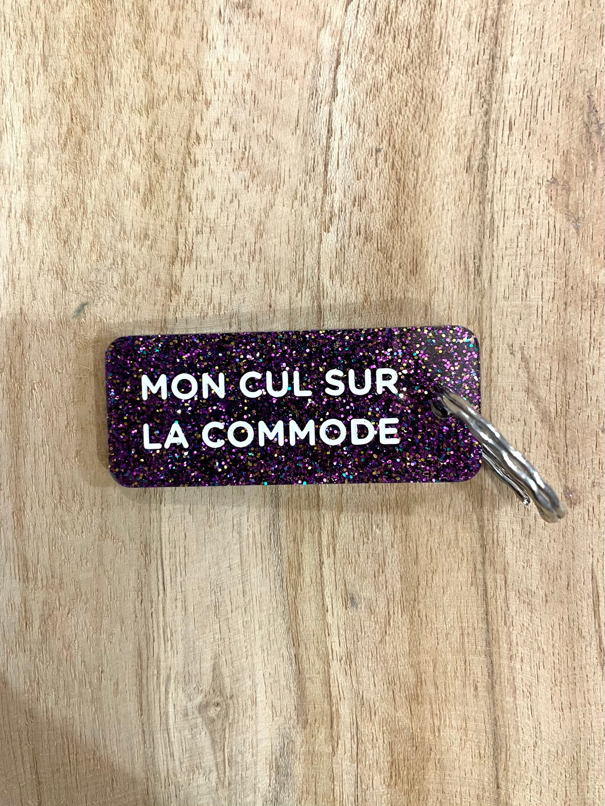 Porte clé pailleté