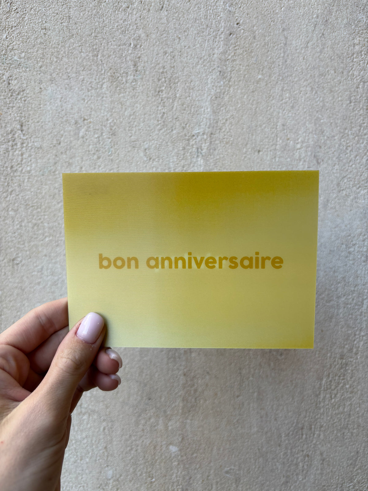 Carte d’anniversaire - patate