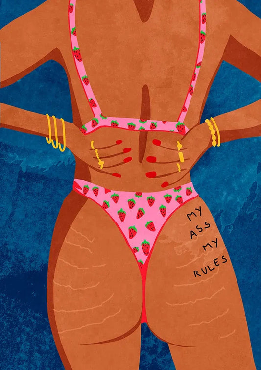 Affiche - my ass my rules
