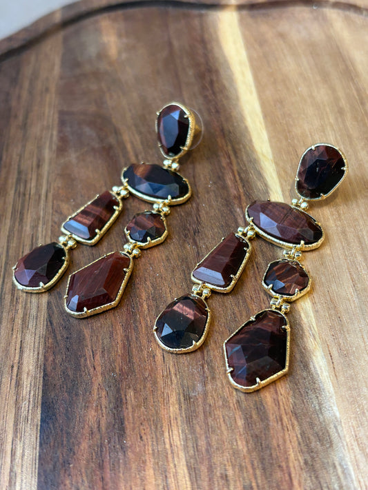 Boucles d’oreilles Cascade d’éclats