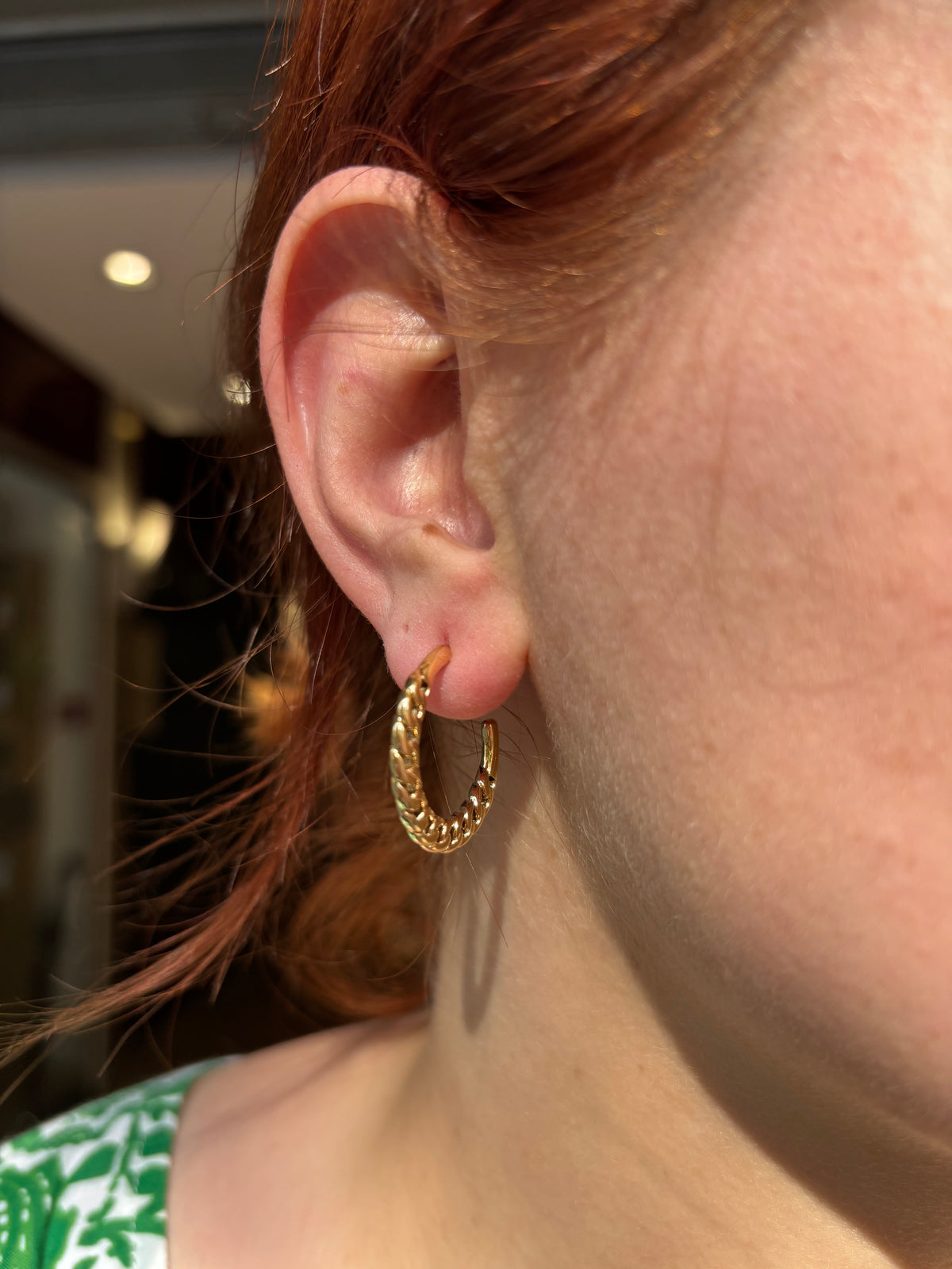 Boucles d’oreilles Chaine