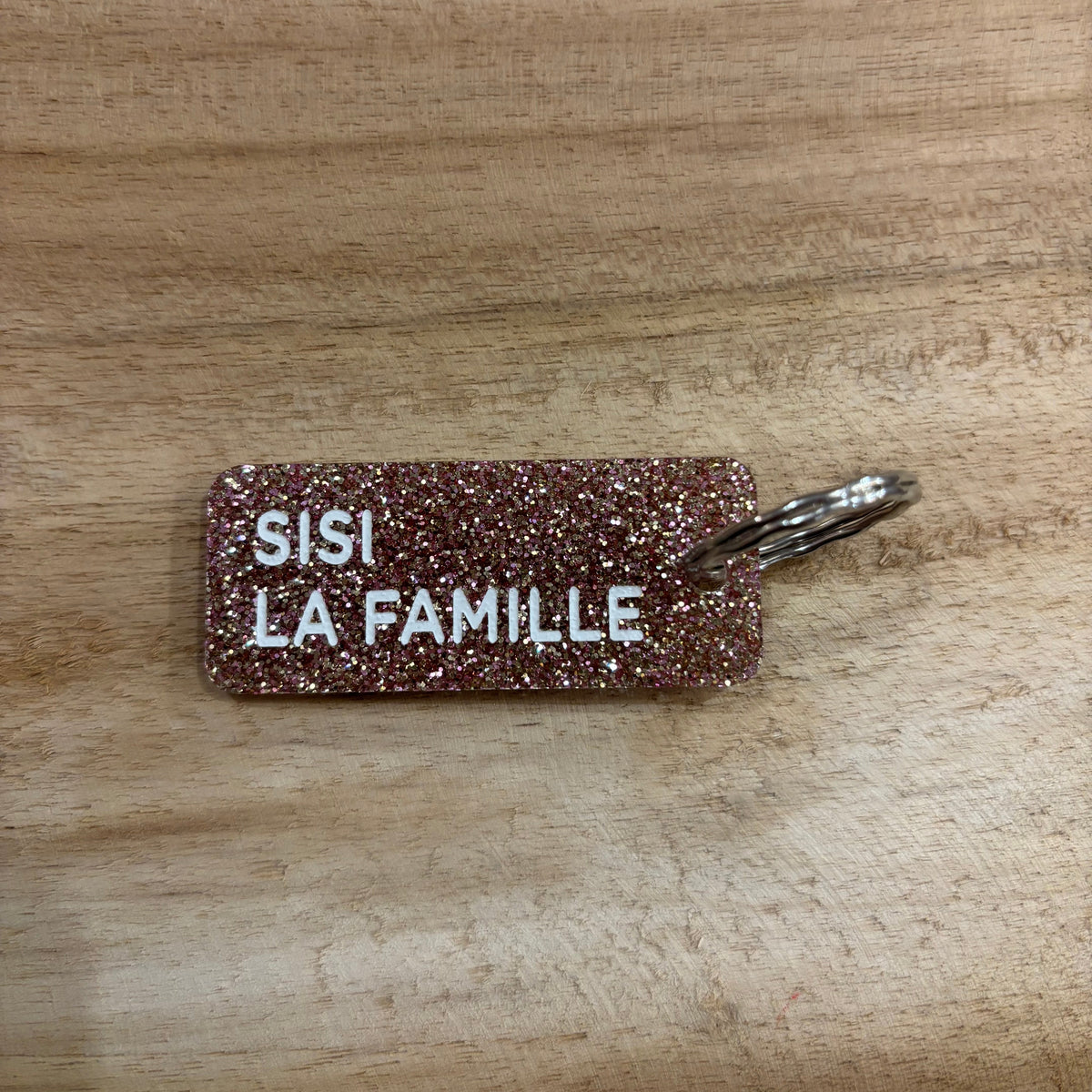 Porte clé pailleté
