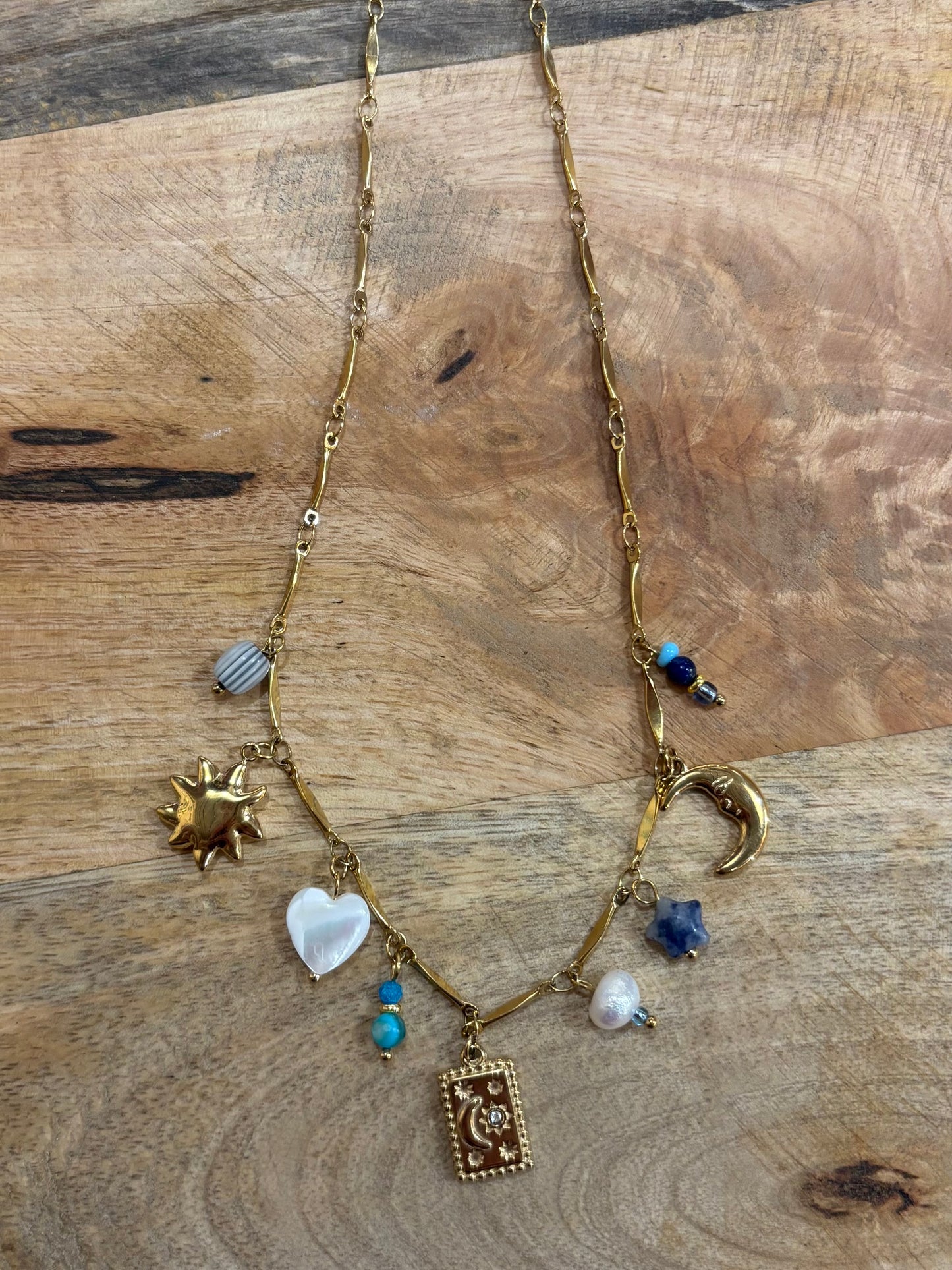 Collier Lune Soleil