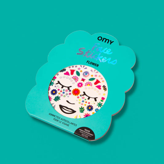 Face stickers flower