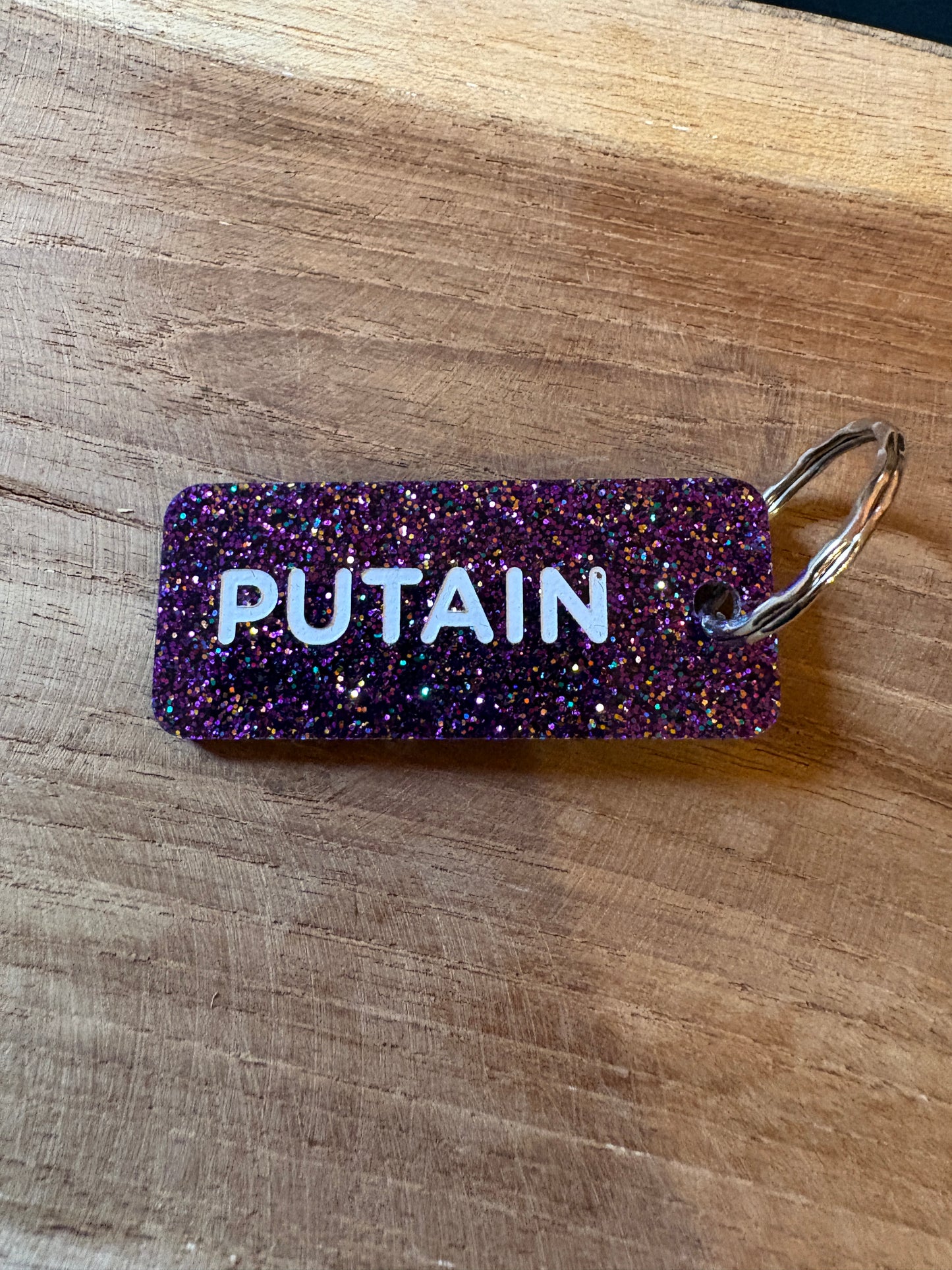 Porte-clé paillettes