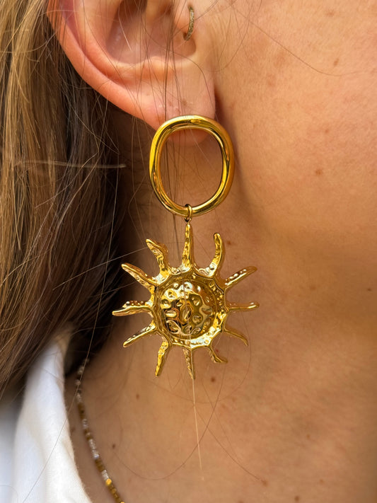 Boucles d’oreilles Soleil