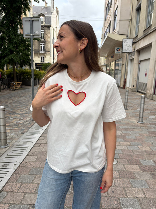 T shirt cœur