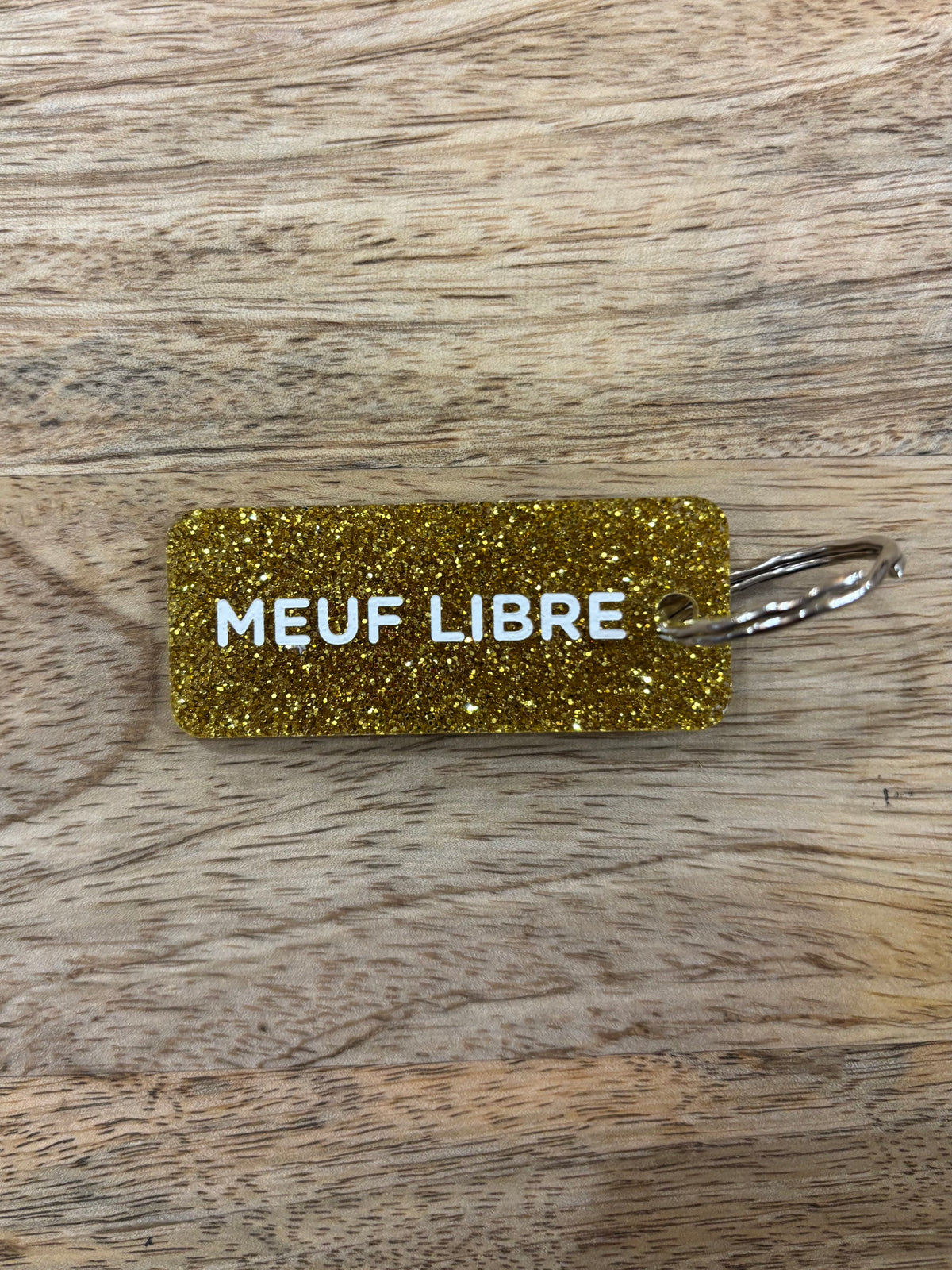 Porte clé pailleté