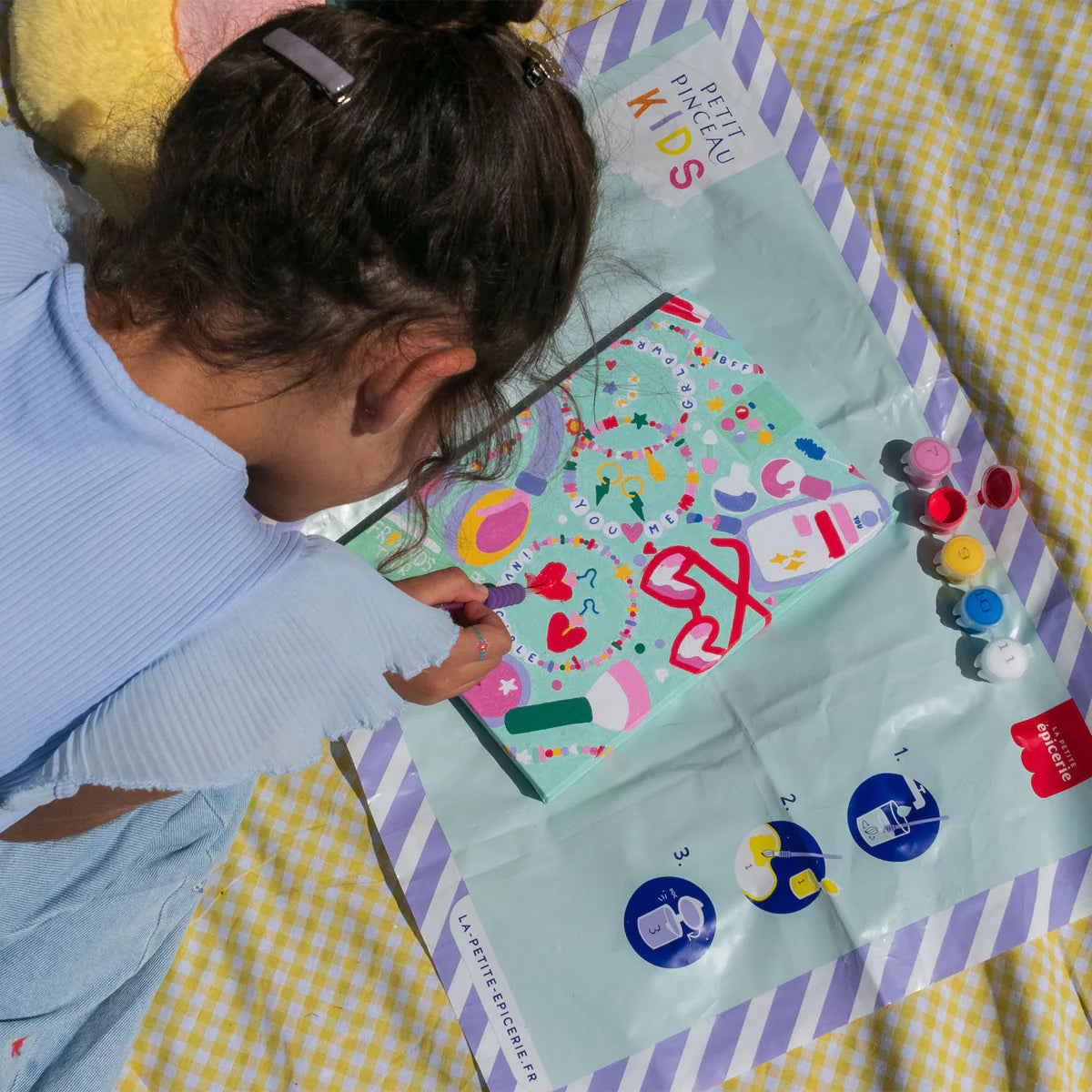Peinture au numéro kid Besties
