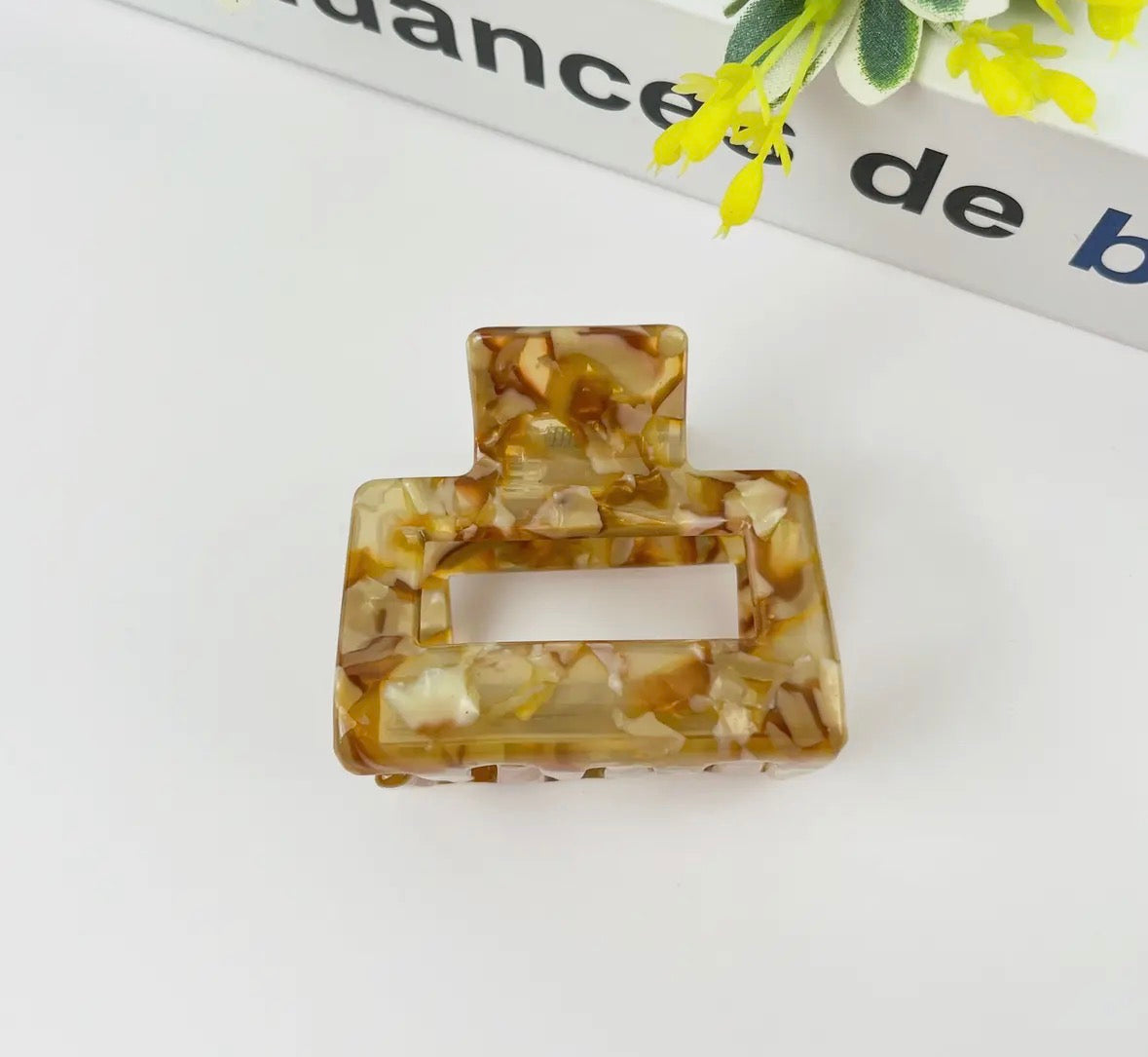 Pince à cheveux carré