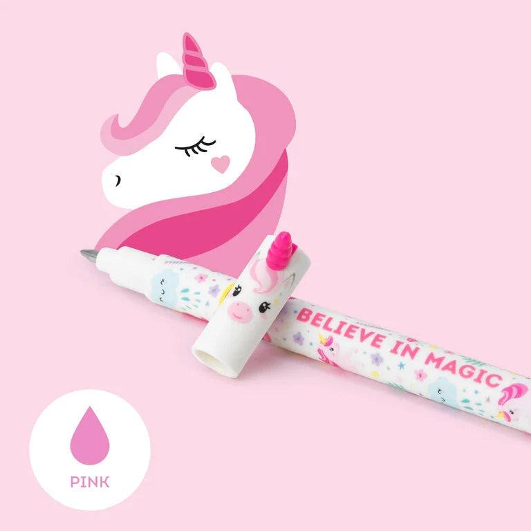Stylo effaçable licorne