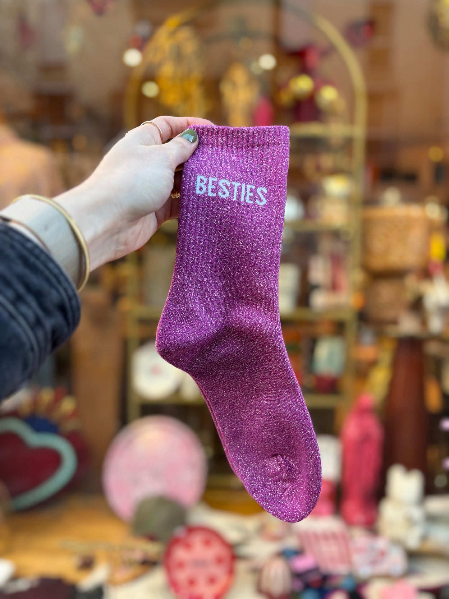 Chaussettes à paillettes - Besties
