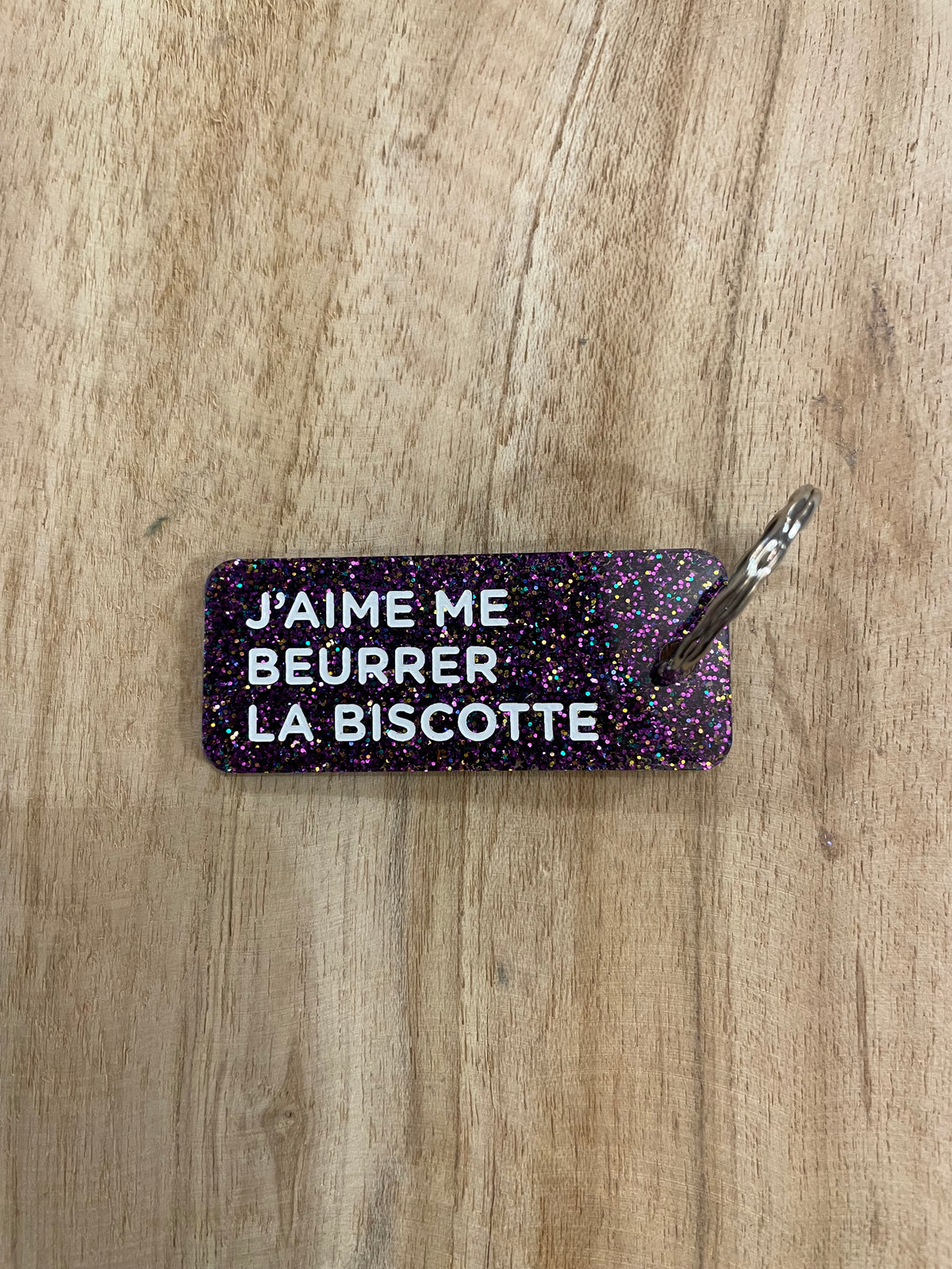 Porte clé pailleté