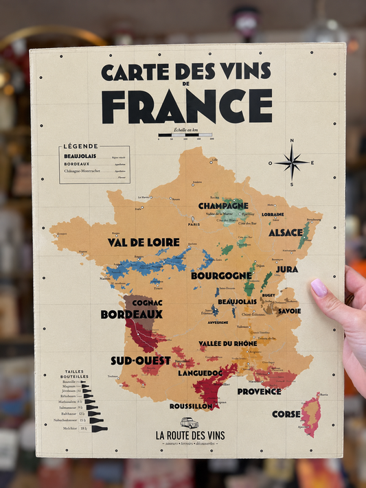 Affiche - les vins de France