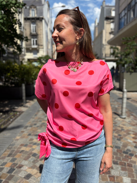 Blouse Bubble Gum Rose