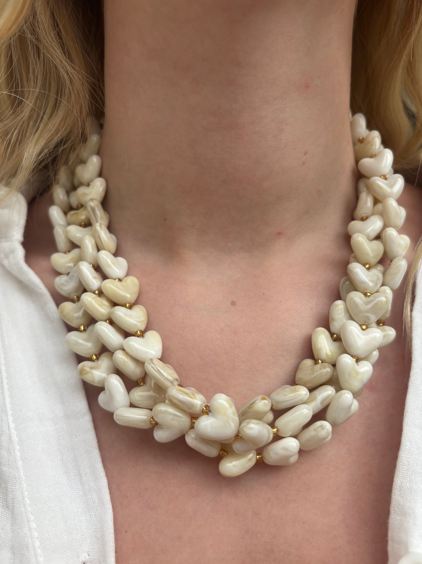 Collier cœur épais