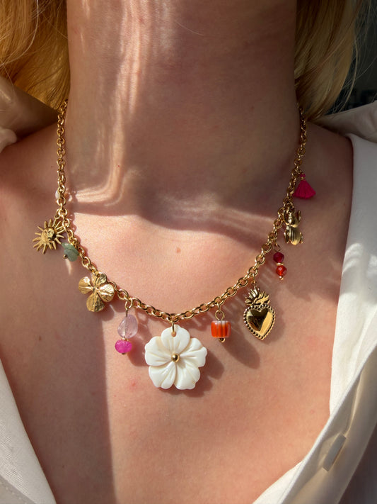 Collier fleur
