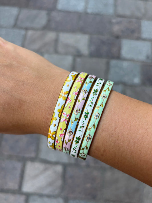 Bracelet Thaïlandais Émaillé en Acier