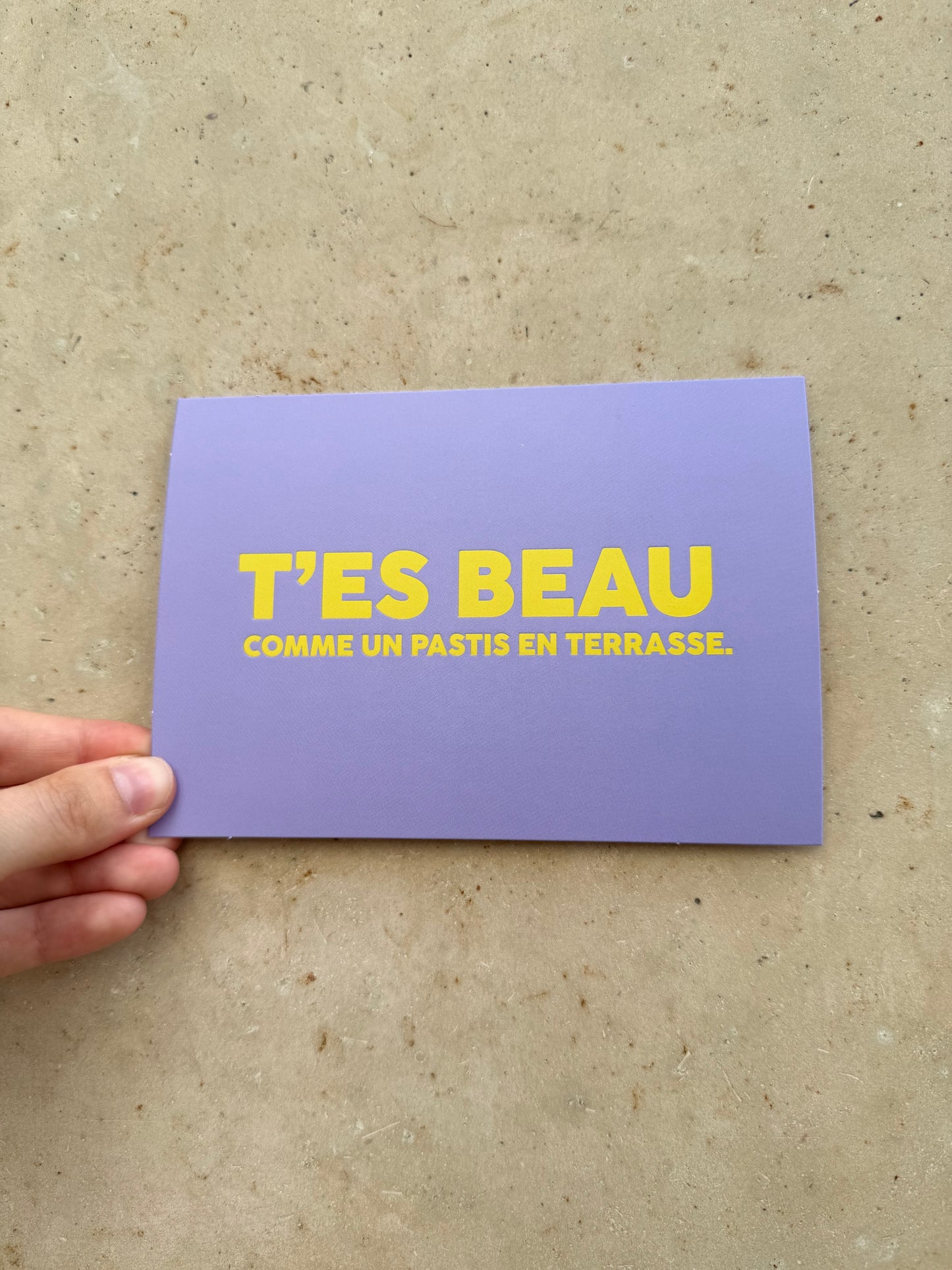 Carte T’es beau comme