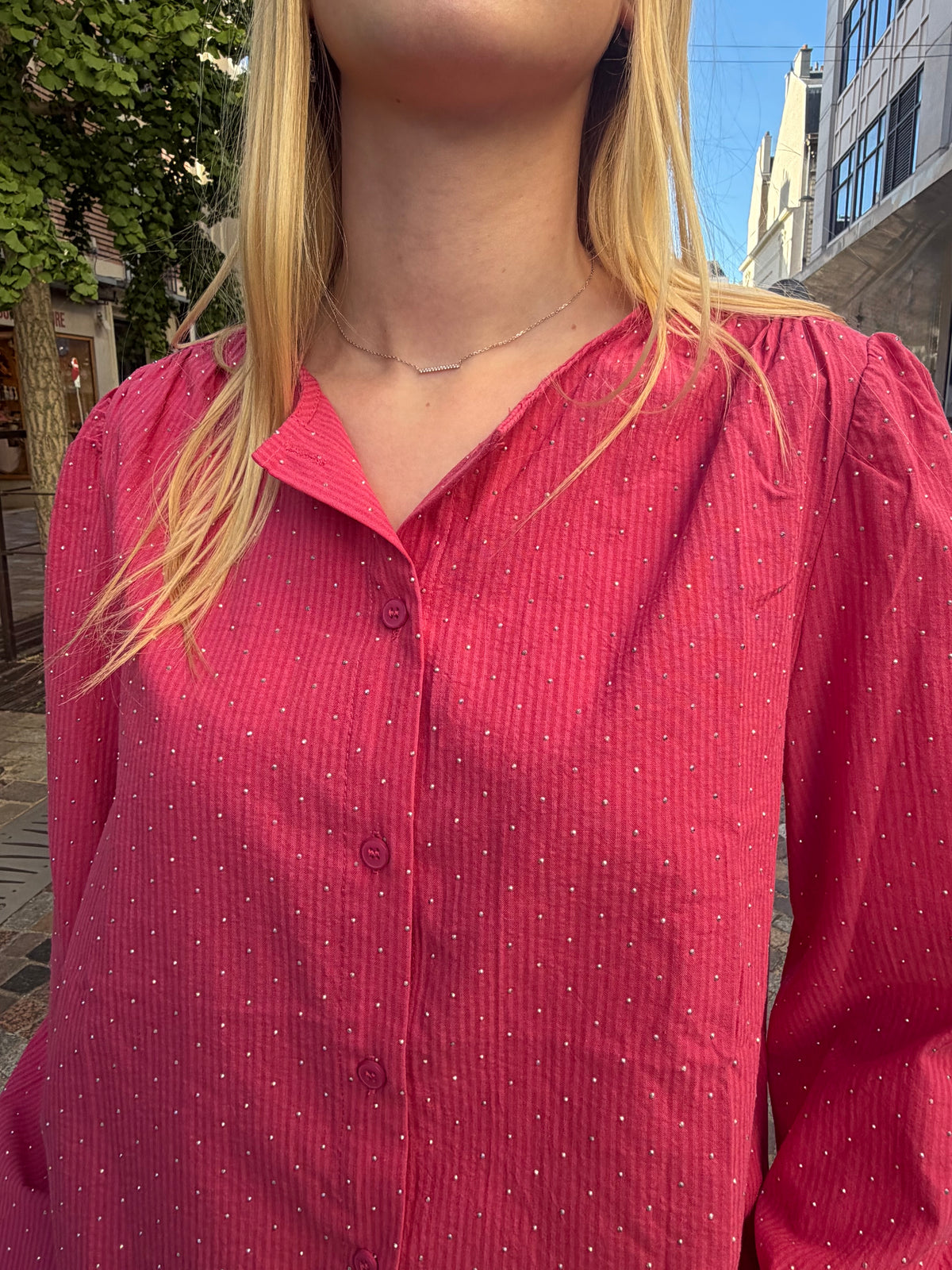 Chemise strass