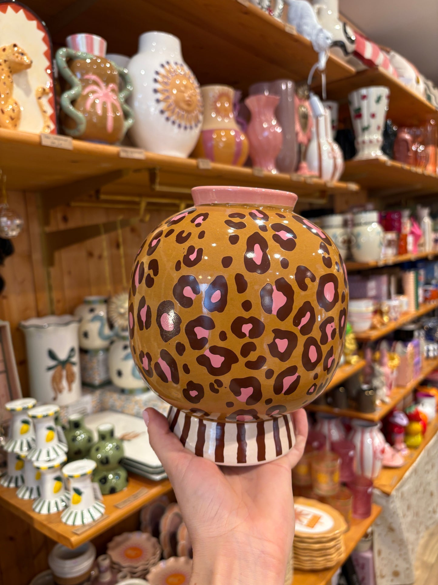 Vase Leopard