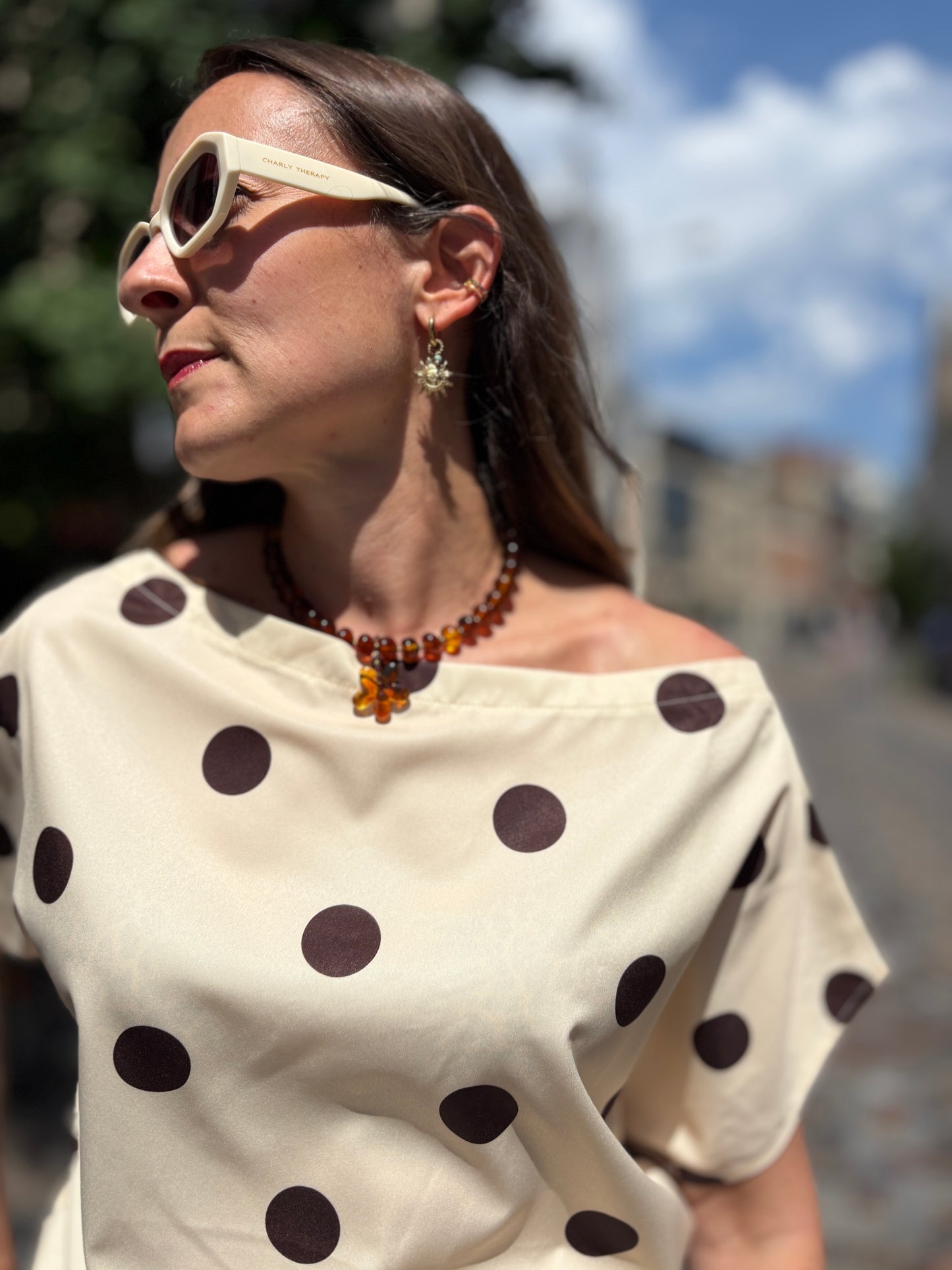 Blouse Bubble Gum Crème