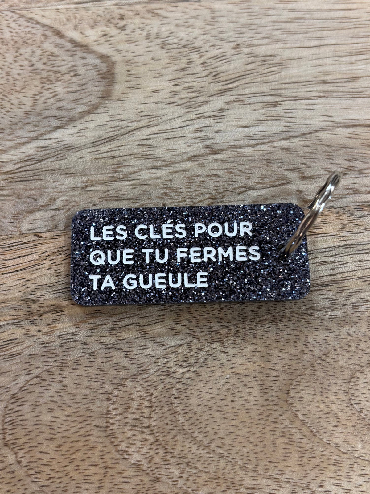 Porte clé pailleté
