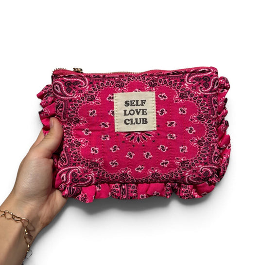 Pochette bandana à froufrou