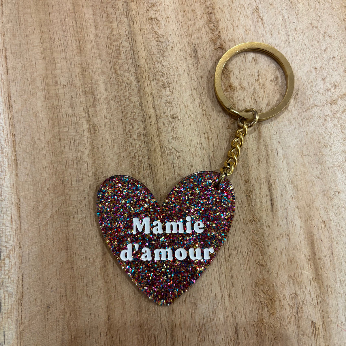 Porte clé cœur