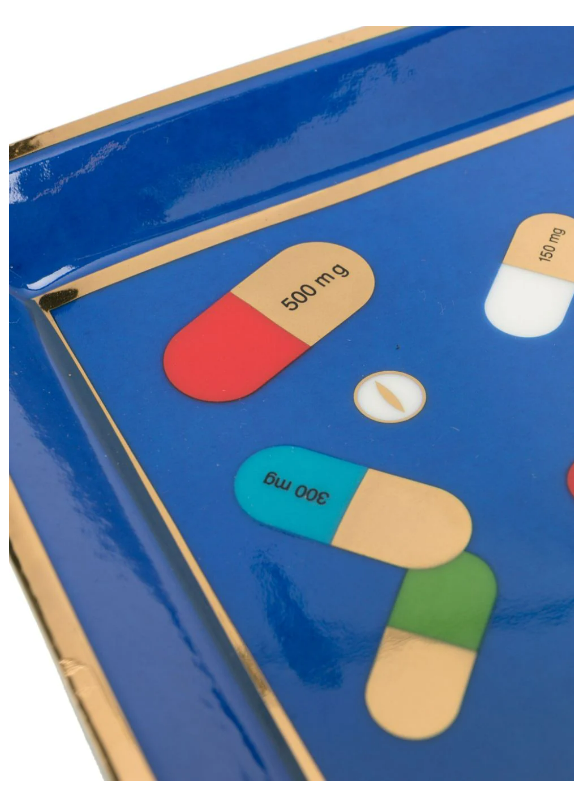 Vide poche Pillule / Pill porcelain tray