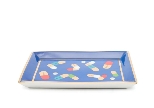 Vide poche Pillule / Pill porcelain tray